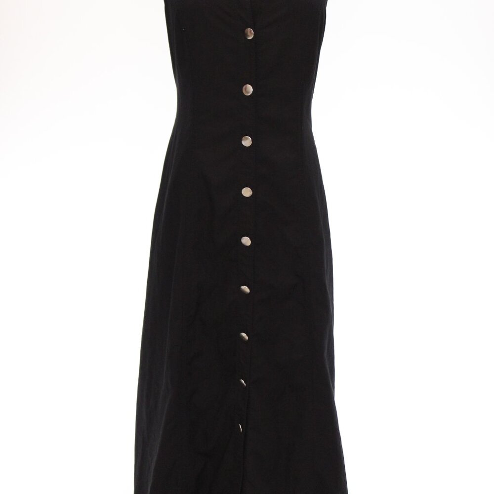 Proenza Rumbled Button Front Midi Dress Size 6 - Picture 7 of 12
